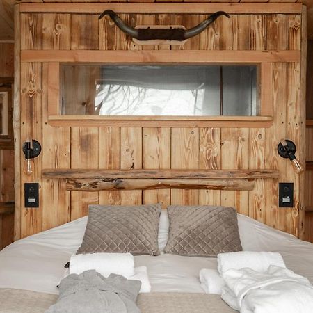 La Cabane Ofuro Villa Celles  Dış mekan fotoğraf