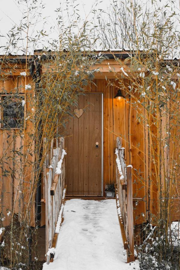La Cabane Ofuro Villa Celles  Dış mekan fotoğraf