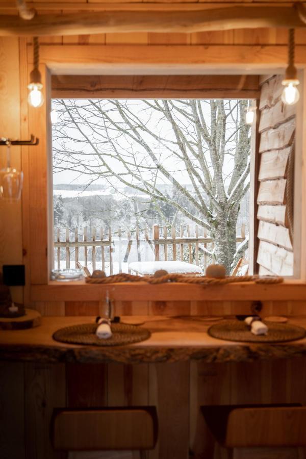 La Cabane Ofuro Villa Celles  Dış mekan fotoğraf