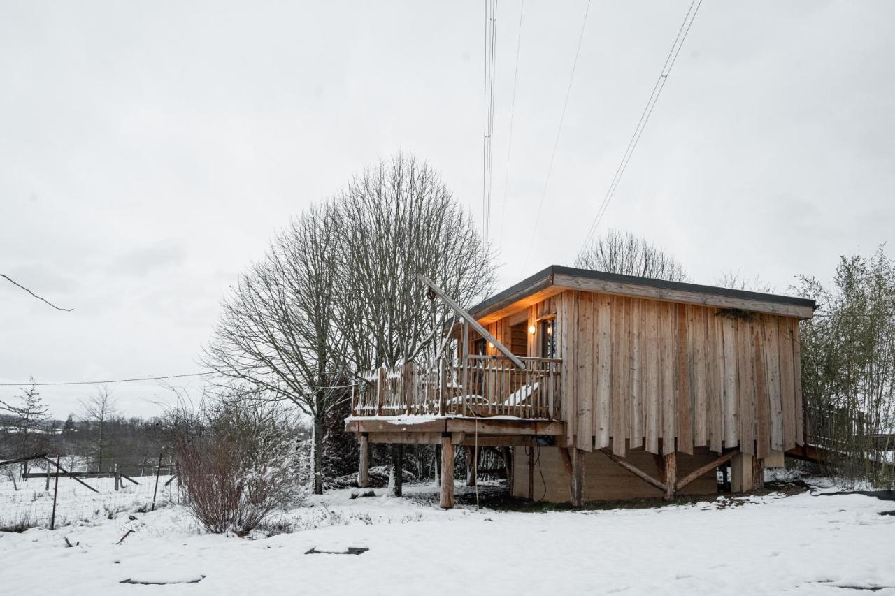 La Cabane Ofuro Villa Celles  Dış mekan fotoğraf