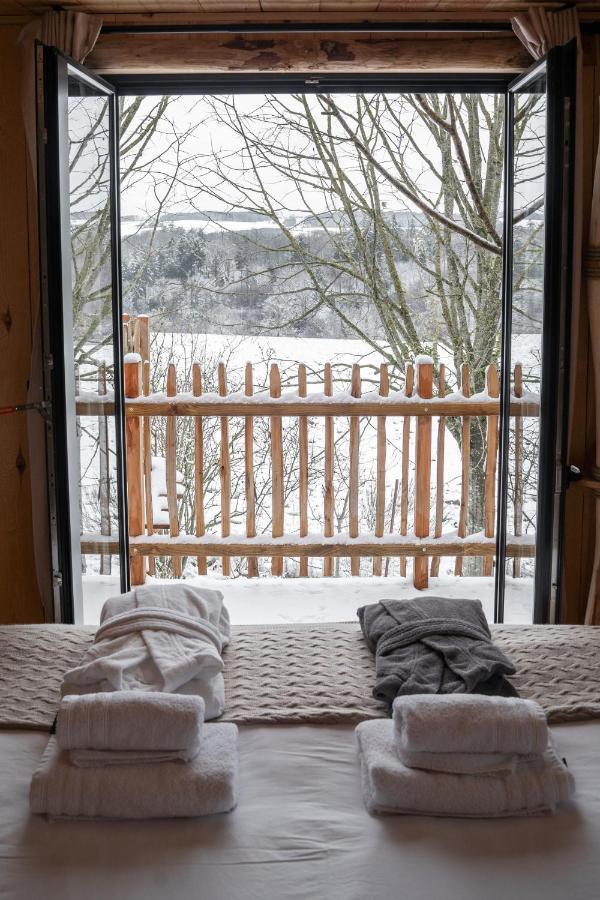 La Cabane Ofuro Villa Celles  Dış mekan fotoğraf