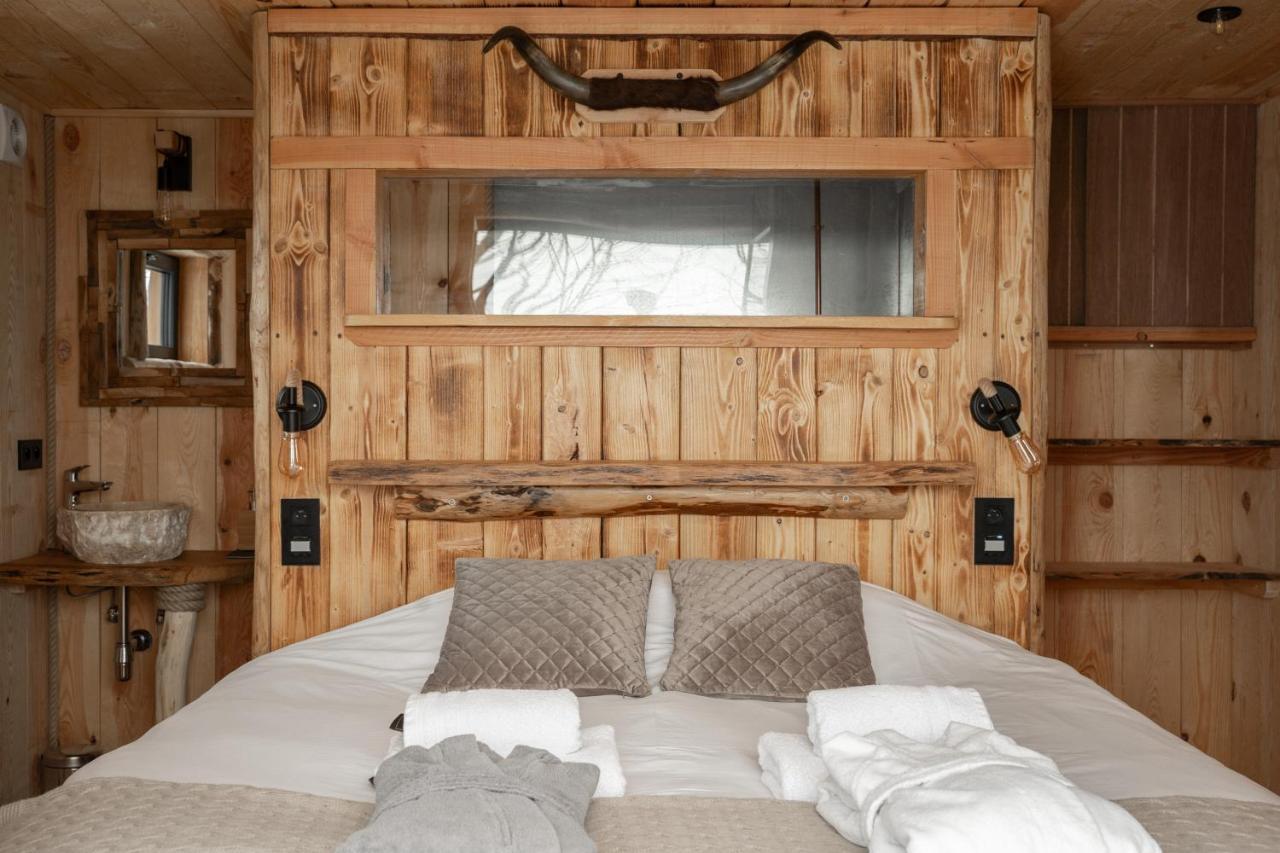 La Cabane Ofuro Villa Celles  Dış mekan fotoğraf