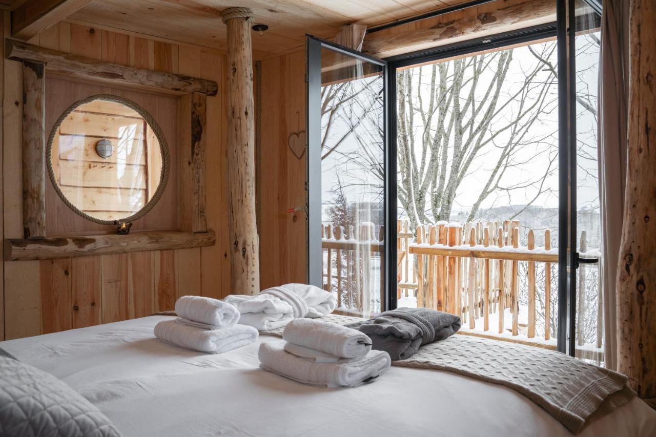 La Cabane Ofuro Villa Celles  Dış mekan fotoğraf