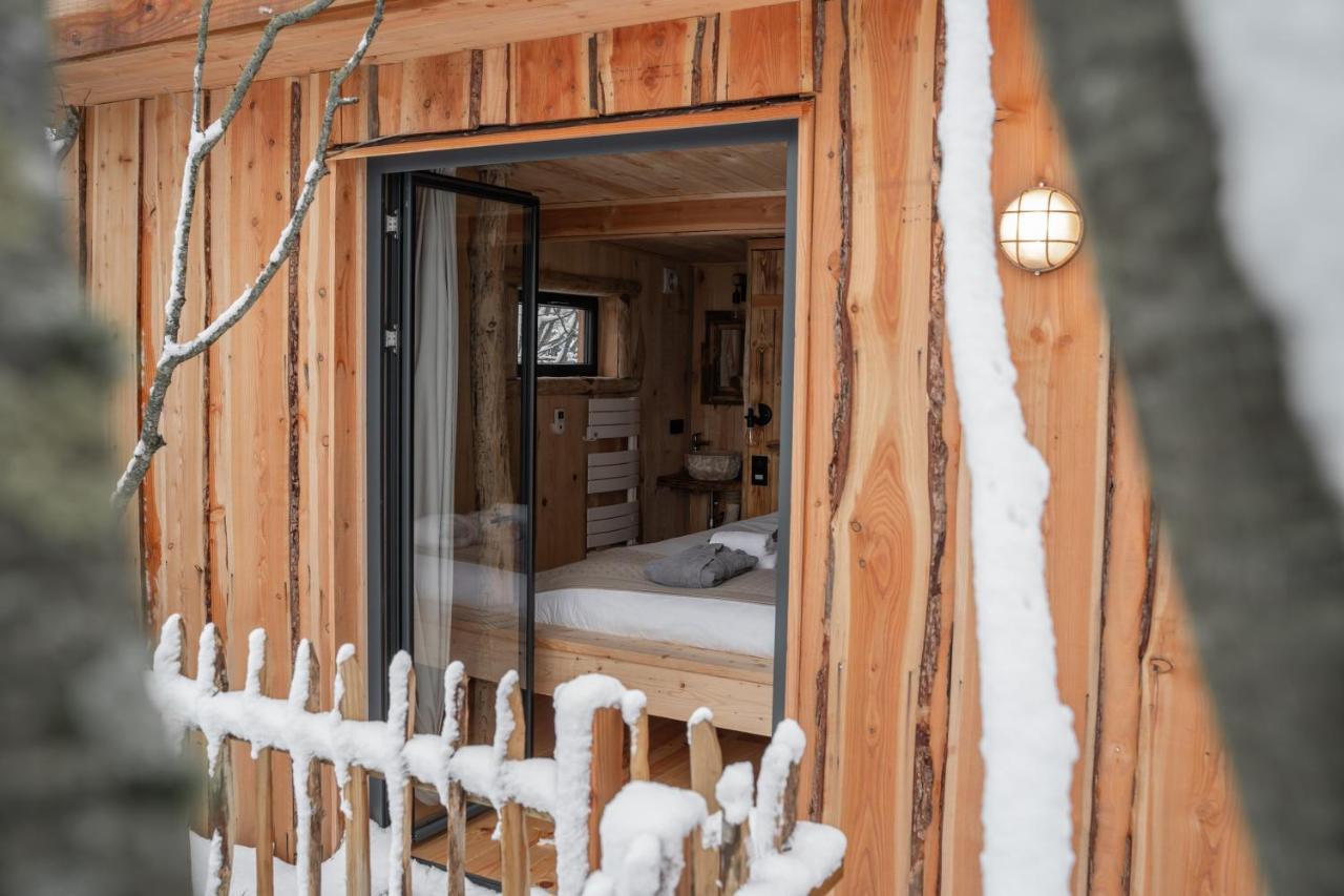 La Cabane Ofuro Villa Celles  Dış mekan fotoğraf